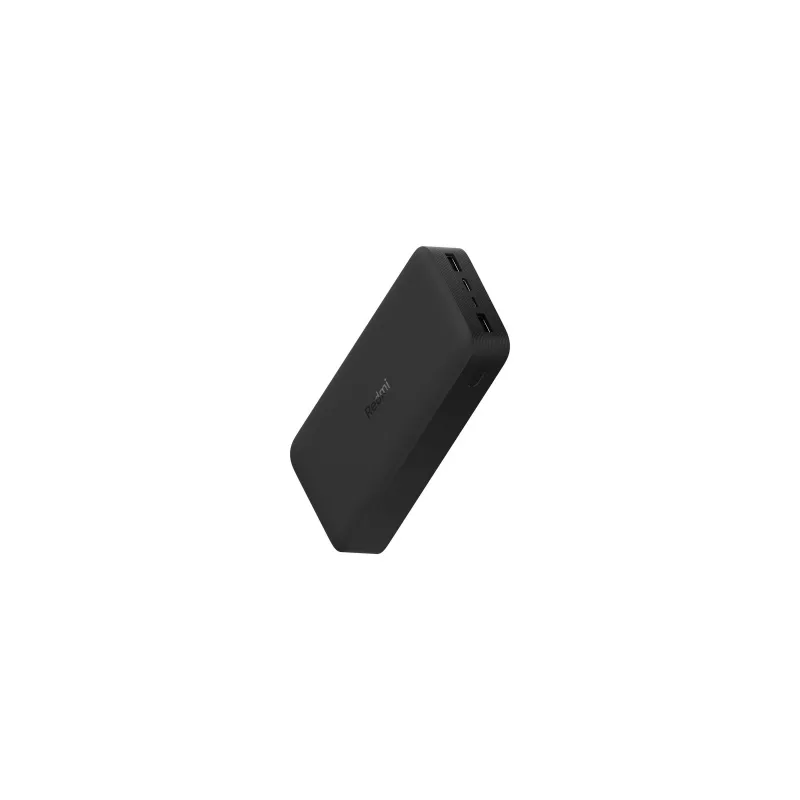 Powerbank Xiaomi Mi 20000mAh Redmi: 2 portas USB-A, carregamento rápido para dois dispositivos em simultâneo, entrada dupla Micro-USB/USB-C, bateria portátil para dispositivos móveis