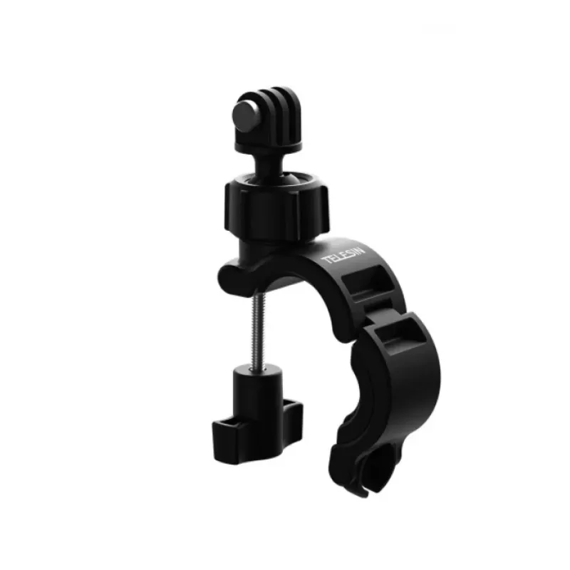 Telesin DJ-HBM-001 suporte de bicicleta para câmaras de ação, rotação de 360°, para guiadores de 20-32 mm, preto