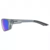 Óculos de sol polarizados Uvex Sportstyle 233 P - smoke mate/espelhado azul