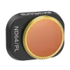 Conjunto de filtros Sunnylife para DJI Mini 4 Pro – filtros de densidade neutra e polarização 4 lentes (ND8, ND16, ND32, ND64)