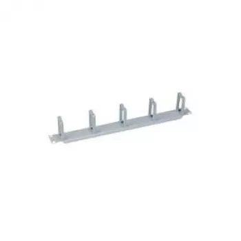 LogiLink - Calha de gestão de cabos para rack - Cinzento-claro, RAL 7035