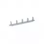 LogiLink - Calha de gestão de cabos para rack - Cinzento-claro, RAL 7035