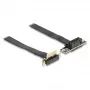 Placa riser DeLOCK 88042 PCI Express x1 macho 90° angular com cabo de 30 cm