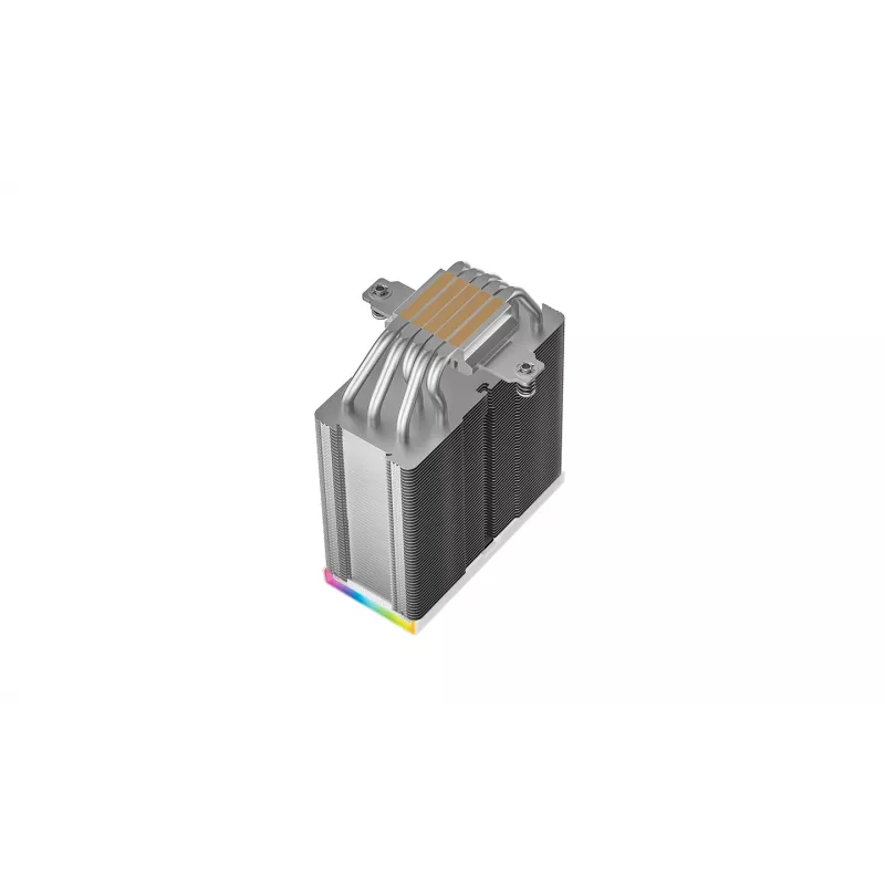 Arrefecedor de CPU DeepCool AK500S Digital SE – 5 heatpipes, ventoinha FDB de 120 mm, PWM, Multi-LED, branco, compatível com Intel LGA1150 e soquetes AMD