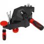 Grampo de batente de porta angular WTR preto vermelho 35 70