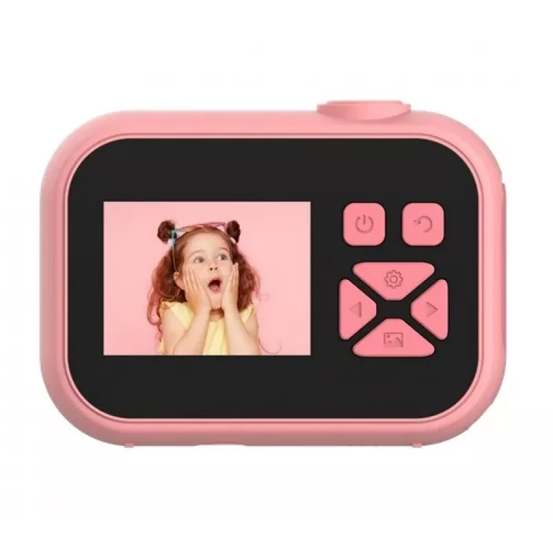 Câmara digital para crianças Xrec myFirst Camera 10 — rosa, para crianças a partir dos 5 anos, 76 g