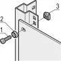 Schroff Pentair Techn. Conjunto de material de montagem 21101-810 VE100 (21101810)