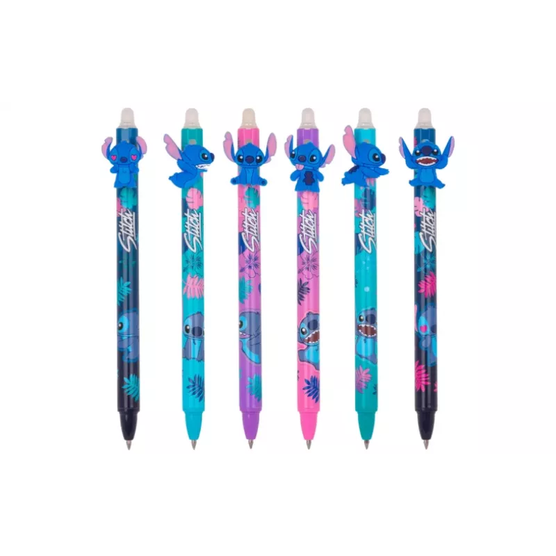 Caneta retrátil apagável Cool Pack Disney Stitch 54908PTR, tinta gel, ponta retrátil