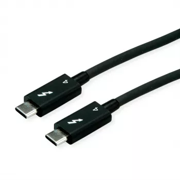 Cabo USB ROLINE 11.02.9046 1m USB 3.2 Gen 1 USB C preto