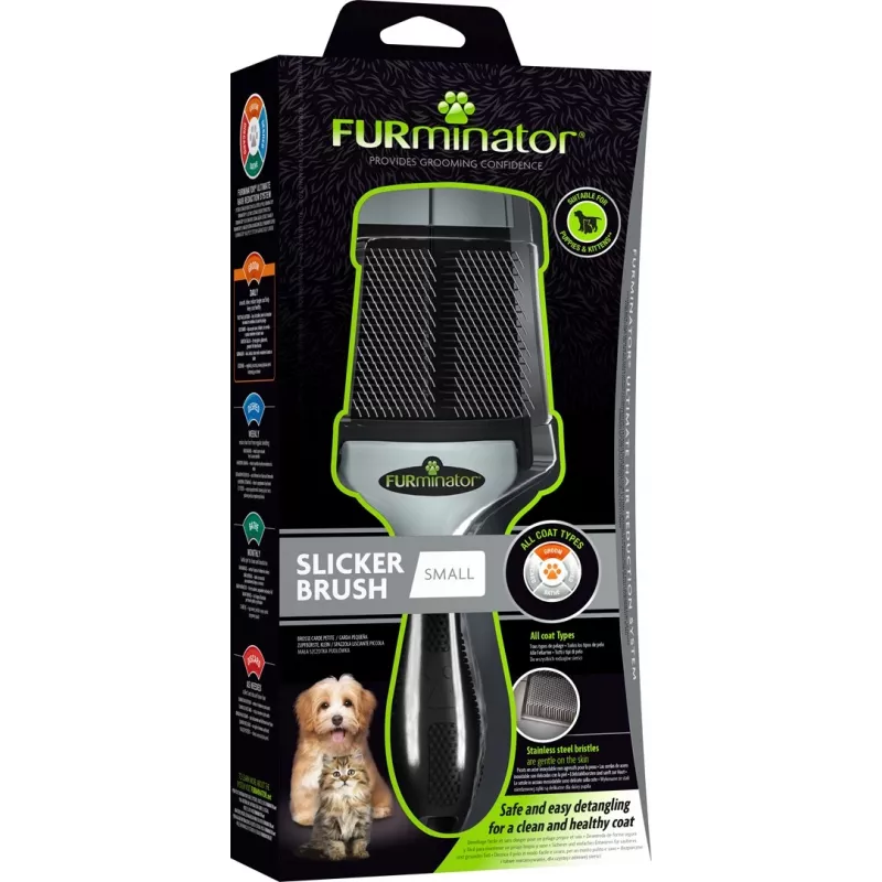 FURminator - Escova de cardar para cães e gatos - S