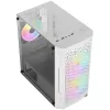 Caixa ATX AEROCOOL TRINITY MINI FRGB MICRO MINI TOWER COM PAINEL DE VIDRO (BRANCA)