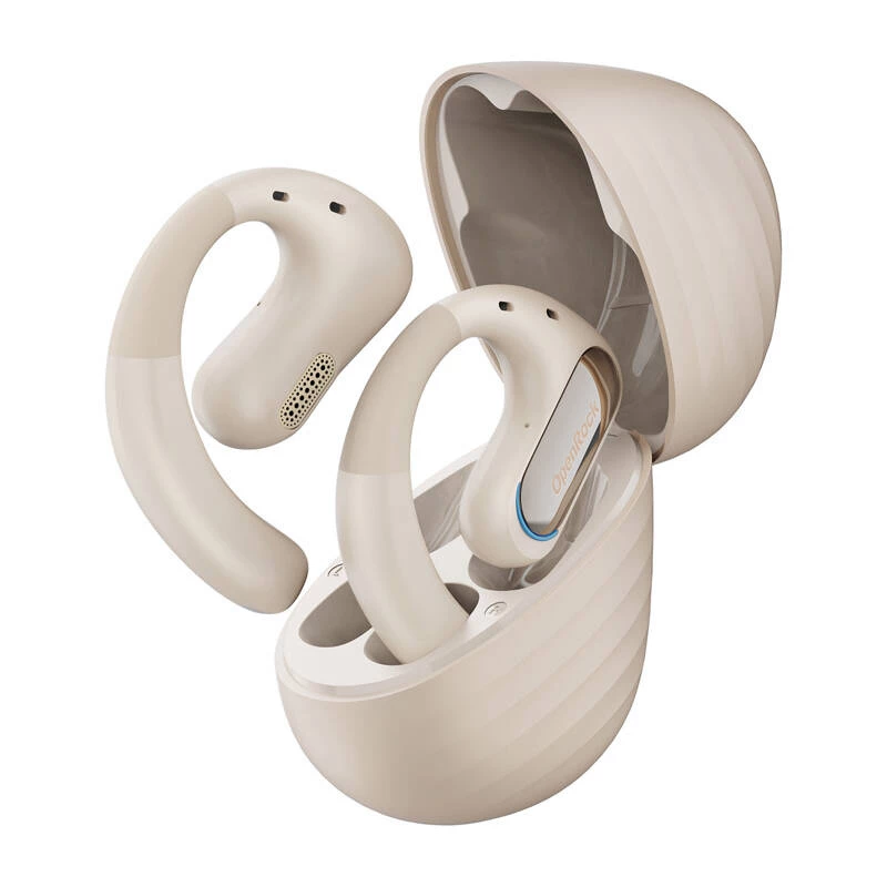 Auscultadores sem fios OneOdio OpenRock Pro Bluetooth 5.0 — bege