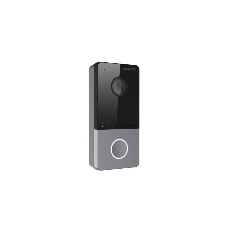 Videoporteiro Hikvision DS-KV6113-WPE1(C) 2 MP preto, cinzento
