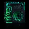 Stealkey Customs SK-UNI 120D Distroplate D-RGB – edição preta
