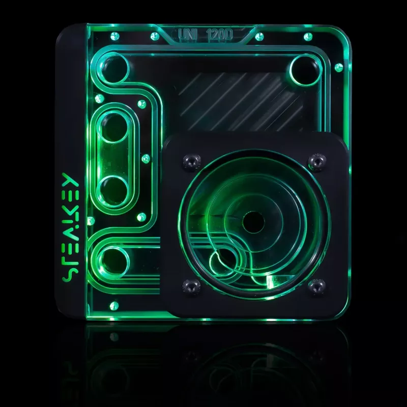 Stealkey Customs SK-UNI 120D Distroplate D-RGB – edição preta