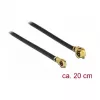 Cabo coaxial DeLOCK 89648 0,2 m MHF I-PEX MHF IV HSC MXHP32