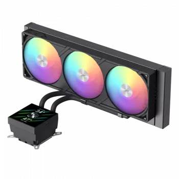 Refrigeração líquida para CPU Gamemax | GLACIER 360 LCD BK | Intel, AMD