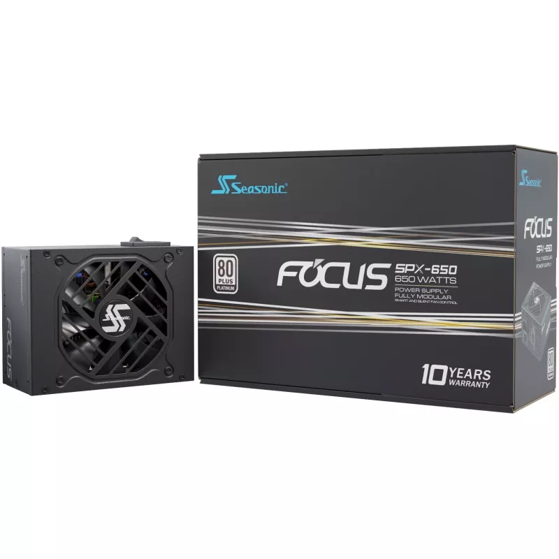 Fonte de alimentação Seasonic FOCUS-SPX-650 650 W 20+4 pin ATX CFX Preto