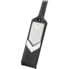Cortador manual GEFU Julienne VIOLI 2.0 – cortador de alimentos manual, 5 posições de corte, 1–5 mm, lâminas de aço inoxidável, caixa em ABS/aço inoxidável, preto