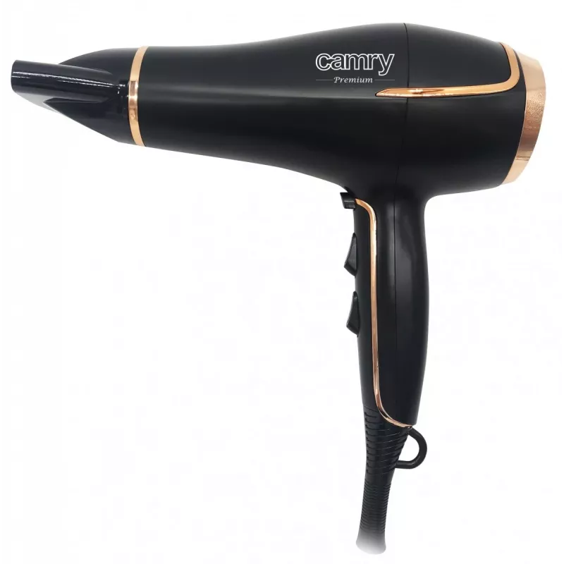 Secador de cabelo Camry CR 2255 preto, dourado 2000 W