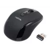 Rato LogiLink ótico sem fios 2,4 GHz mini - rato - ótico - 3 botões - sem fios - 2,4 GHz - recetor sem fios (USB) - preto (ID0031)