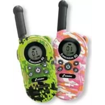 Walkie-talkie Stabo Freecomm 80 pack de 2, modelo 20080, recarregável, grande alcance