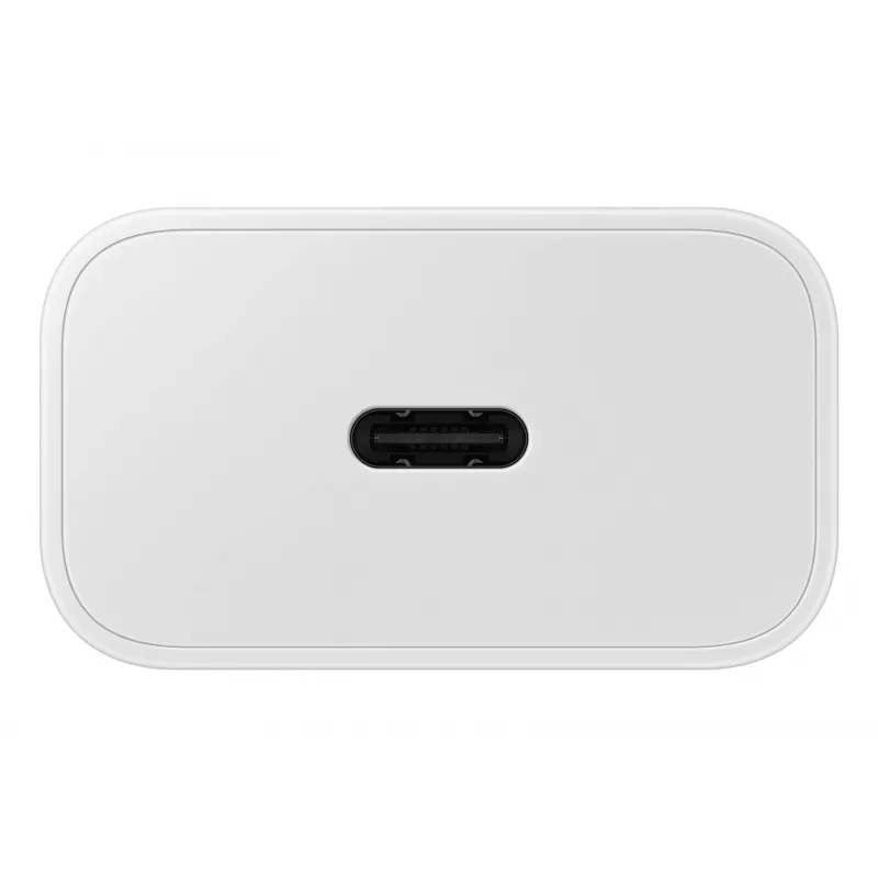 Carregador USB-C de parede Samsung EP-T2510 25W branco, carregador rápido universal para interior com PPS