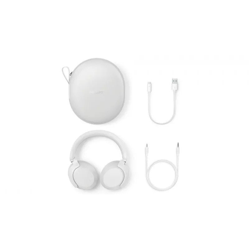 Philips TAH8000EWT/00 Auscultadores/Headset sem fios arco de cabeça chamadas/música USB Type-C Bluetooth branco