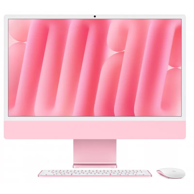 iMac 24 polegadas: M4 8/8, 16 GB, 256 GB SSD – rosa