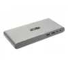 Eaton Tripp Lite Dock USB-C, Triple Display - 4K HDMI/DisplayPort, VGA, USB 3.2 Gen 1, Hub USB-A/USB-C, GbE, carregamento PD 100W, Cabos de alimentação internacionais - Docking station - USB-C