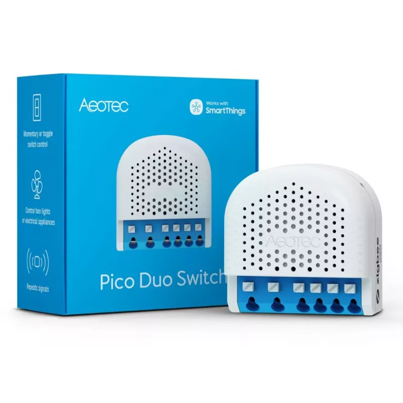 AEOTEC | Interruptor Pico Duo, Zigbee | AEOZZGA003