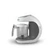 Robot de cozinha para bebé neno Cibo 300 W, tigela de 0,3 L, cozer a vapor e triturar, aquecer, cinzento/branco