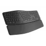 Teclado Logitech Ergo K860 for Business RF Wireless + Bluetooth suíço grafite (920-010347)