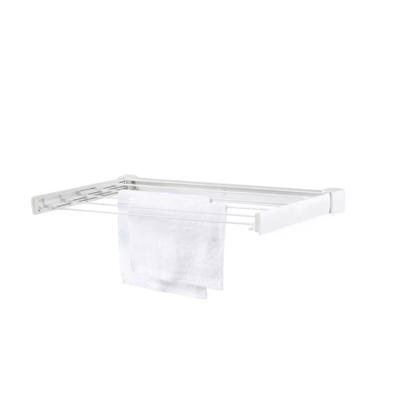 Prateleira de parede Leifheit Telegant 30 Protect branca, largura 720 mm, profundidade 370 mm, fio de 3 m