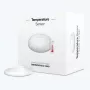 Sensor de temperatura Fibaro FGBRS-001 autónomo sem fios — interior, 2400 MHz, CR2032, precisão ±0,5°C