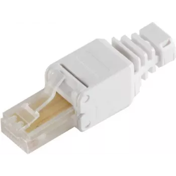 ShiverPeaks 75010 Cat 5e ficha RJ45 sem ferramentas com alívio de tensão, não blindada