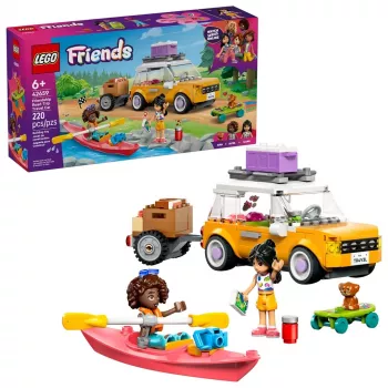 Brinquedo de construção LEGO Friends conjunto de brincar 42659 Viagem de aventura com amigos, 220 peças, 2 minifiguras, a partir dos 6 anos