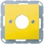 Tampa JUNG para aparelhos de comando A564GE diâmetro 22,5mm encastrar amarelo A564GE (A564GE)