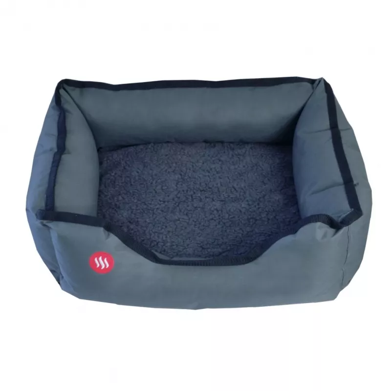 Cama aquecida Glovii GPETH para cães e gatos 580x450x180 mm, capa de poliéster, base antiderrapante
