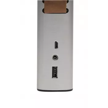 Altifalante portátil Denver BTS-200 MK2 castanho, prateado