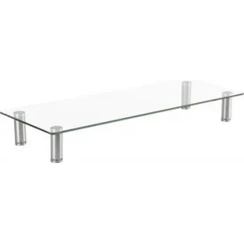 Elevador de monitor SpeaKa Professional altura: 75 a 90 mm transparente (SP-9007480)