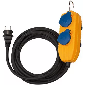 Extensão elétrica Brennenstuhl 1169200010 5m 4 tomadas AC interior amarelo