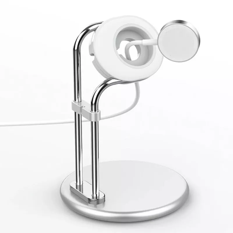 Suporte de carregamento para Apple Watch SAW-300 indutivo prateado