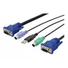 Cabo KVM USB Digitus DS-19232 3m PS/2
