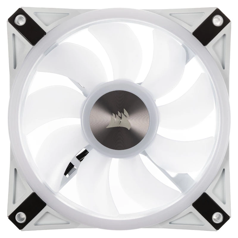 Ventoinha de caixa Corsair iCUE QL120 120mm ARGB - branco