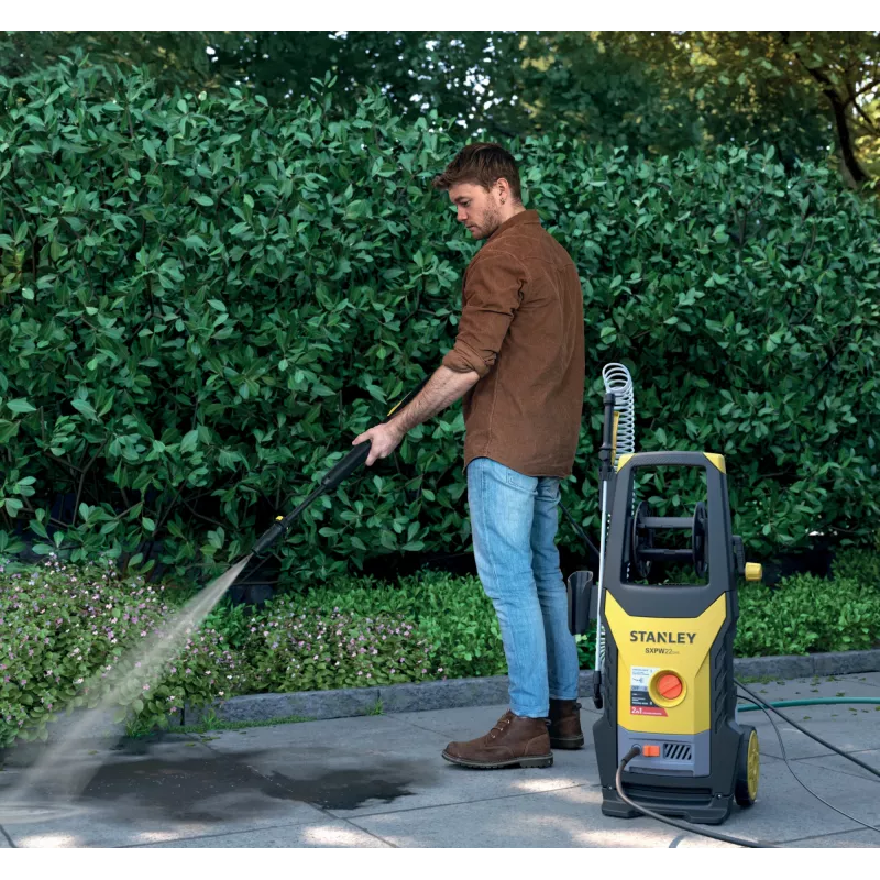 Lavadora de alta pressão STANLEY SXPW22DHS-E (2200 W, 160 bar, 460 l/h) | 2200 W | 160 bar | 460 l/h