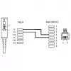 Wentronic Goobay - Cabo telefónico - TAE-F (M) - RJ-45 (M) - 10m - preto (51235)