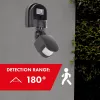 Sensor de movimento e crepuscular de parede Maclean MCE25 GR 180°, máx. 1200W, cinzento