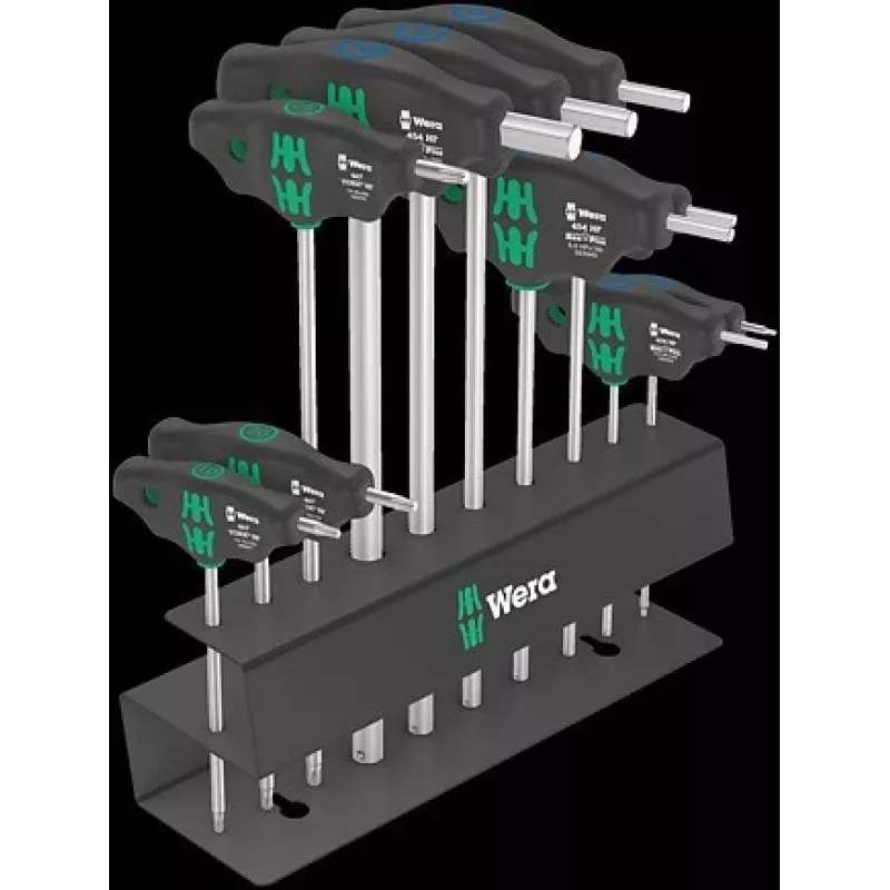 Conjunto de chaves de caixa Wera Bicycle Set 6, 10 peças, em caixa de armazenamento (05004174001)