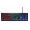 Teclado Full-Size com fios com rato Gembird KBS-UML-01 — USB, QWERTY US, 104 teclas, preto